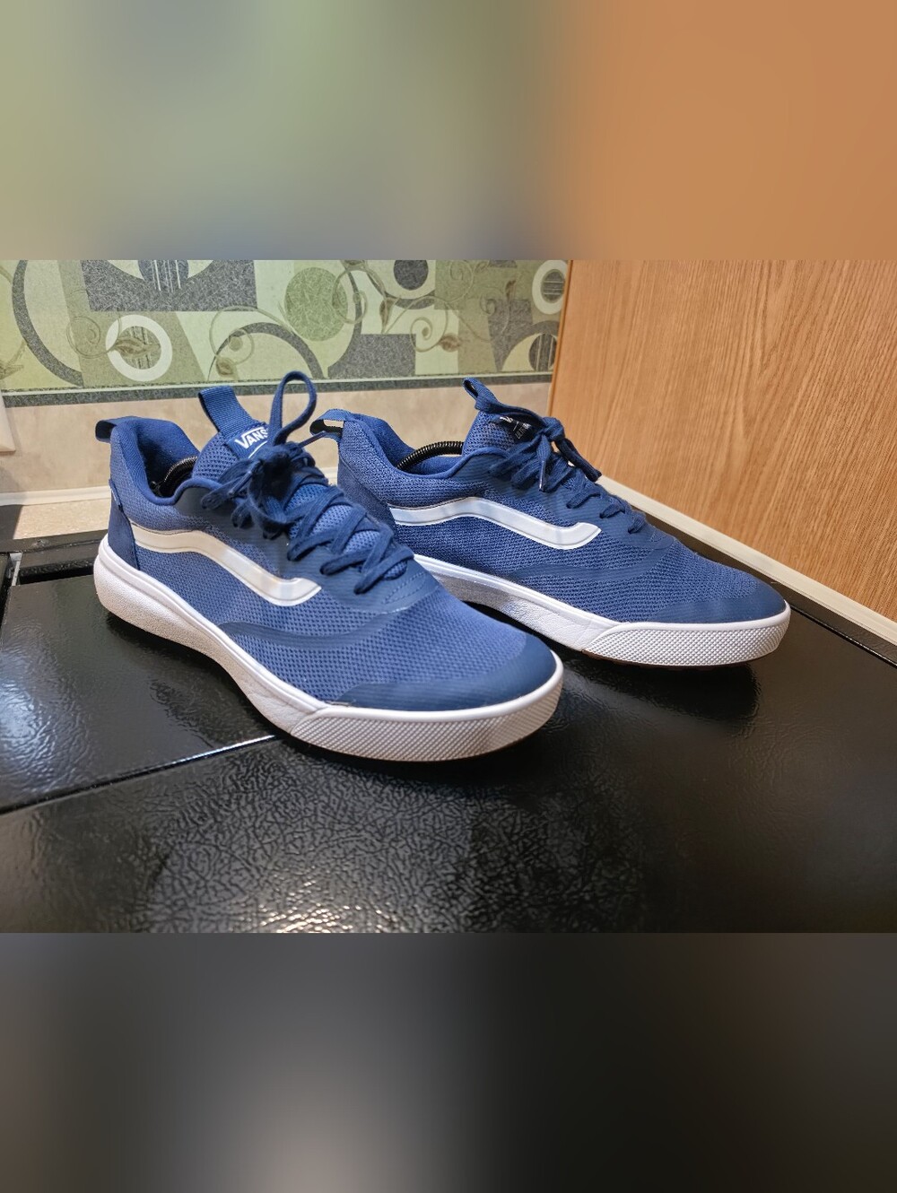 Vans UltraRange EXO Blue White Skate Trail Shoes Men's Size 12